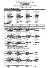 Đề thi chọn học sinh giỏi lớp 12 THPT số 01 - Năm học 2013  2014. môn Tiếng Anh